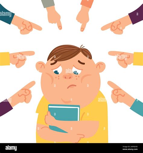 Social And Cyber Bullying Concept Stock Vector Image Art Alamy