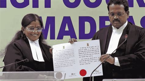 From Bjp Leader And Hindutva Activist To Madras Hc Judge — Who Is L