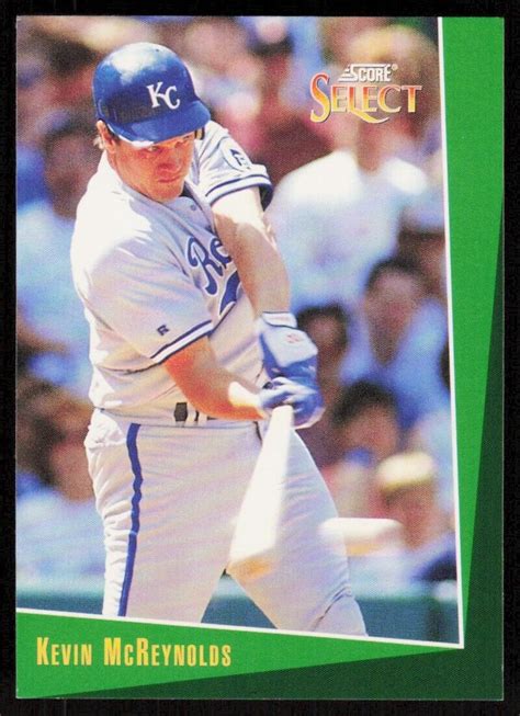 Select Baseball Card Kevin Mcreynolds Kansas City Royals Ebay