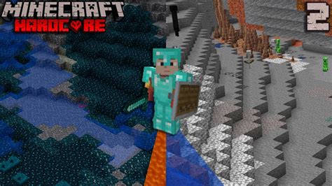 Minecraft Hardcore Ep2 Full Diamond Armor Youtube