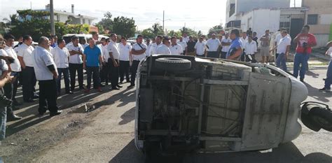 Taxistas Vuelven A Manifestarse Contra Mototaxis En Playa Del Carmen