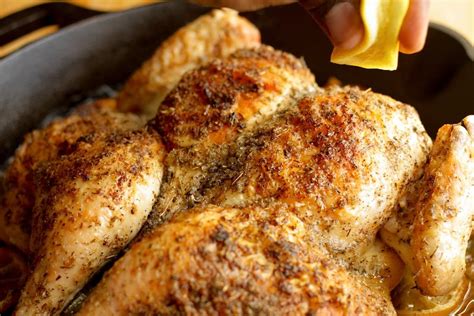 Skillet Roasted Lemon Chicken Recipe The Hungry Hutch