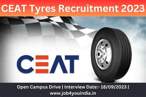 Ceat Tyres Recruitment Diploma Open Campus Drive Job You India