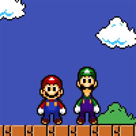 Pixilart Super Mario Bros By Colinthepurpbro