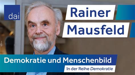 Rainer Mausfeld Demokratie Und Menschenbild 21 04 23 YouTube