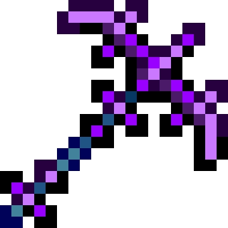 Selfsimilar pickaxe pixel art