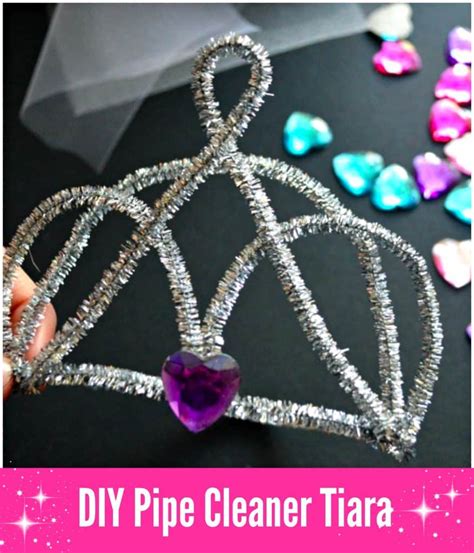 DIY Pipe Cleaner Tiara - Easy To Make Craft For Kids