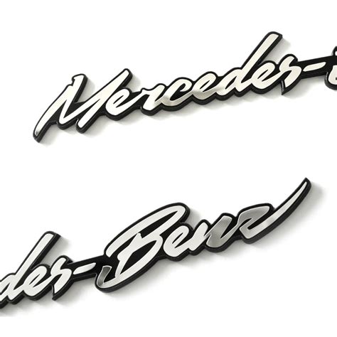 Mercedes Benz Amg Car Metal Sticker Badge Decal Badge Auto Word