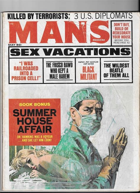 May 1969 Mans Vintage Mens Adventure Magazine Ebay