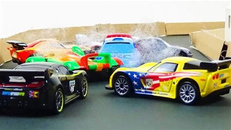 Disney Cars 2 Italy Race Crash Scene Remake! Stop Motion Animation ...