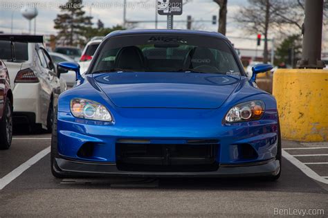 Blue Honda S2000 With Voltex Street Version Front Bumper BenLevy