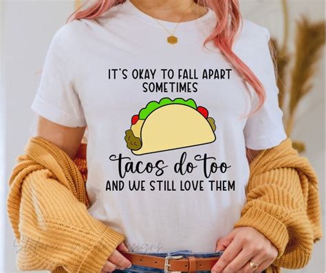 Its Ok To Fall Apart Svg Tacos Fall Apart Svg Tacos Svg Mental