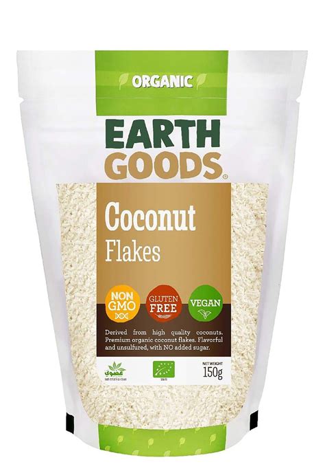 Buy Earth Goods Organic Coconut Flakes Non Gmo Gluten Free Vegan Gm