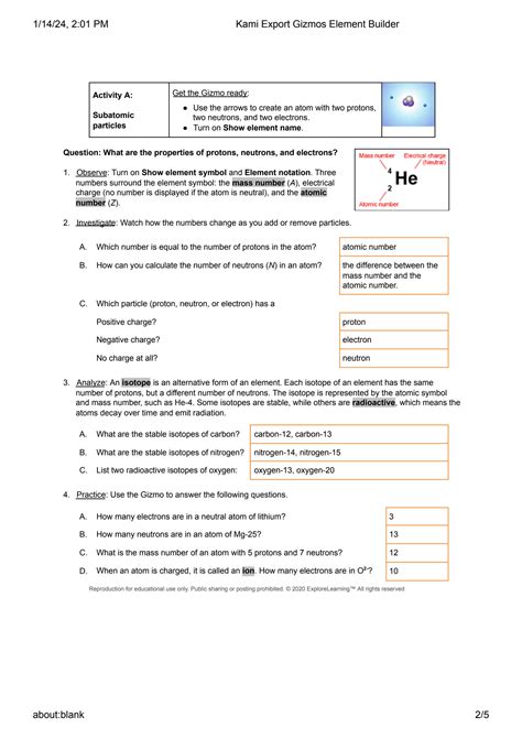 SOLUTION Kami Export Gizmos Element Builder Studypool