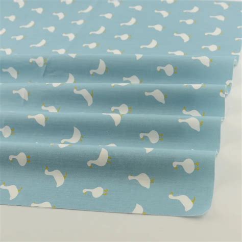 50cmx160cm Piece Dark Blue Goose Design 100 Cotton Fabric Tecido Telas