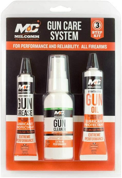 Mil Comm Step Gun Kit Tw B Gun Grease Mc Gun Oil Mc Gun