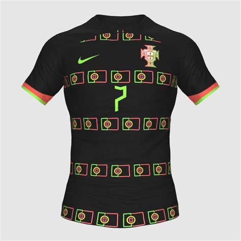 Portugal Neon Edition FIFA 23 Kit Creator Showcase