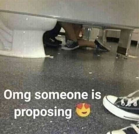 Proposing Under The Bathroom Stall Rstallbro