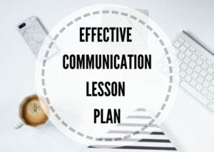 Effective Communication Lesson Plan Lesson Plans Digger