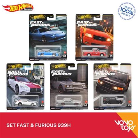 Jual Hot Wheels Premium Set Fast Furious 939H Hot Wheels Jakarta