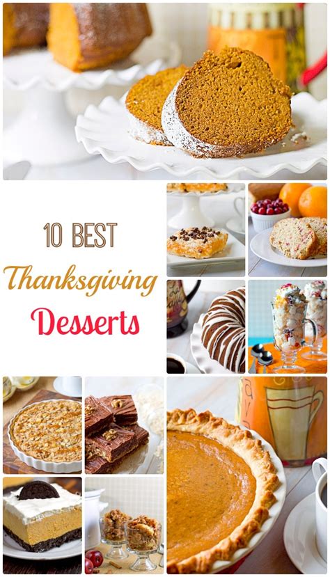 10 Best Thanksgiving Desserts - The Midnight Baker