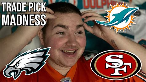 MIAMI DOLPHINS DRAFT PICK TRADE MADNESS DOLPHINS FAN REACTION YouTube