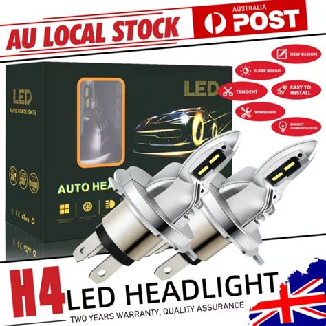 NEW MODIGT H4 Led 200W Headlight Driving Fog Light Upgrade Kit 6500K