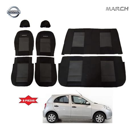 Cubreasientos Nissan March Sense Modelo Meses Sin Intereses