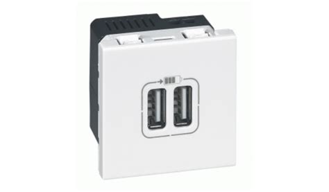 Prise Double Chargeur USB Programme Mosaic Une Prise Universelle Pour