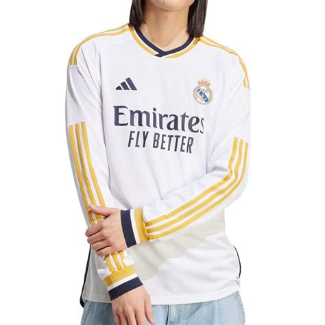 Adidas Real Madrid L S Home Men S Jersey 2023 24 Soccer Shop USA