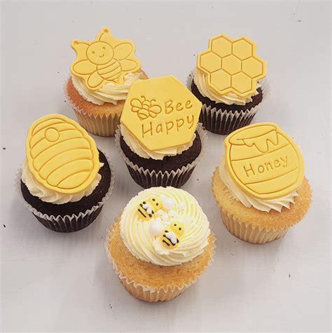 Bee Happy Cupcakes Sweet On Cup Cakes