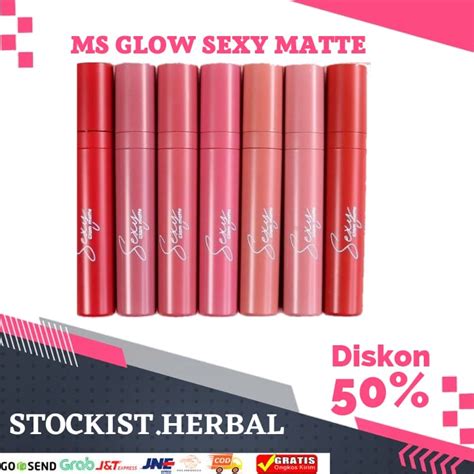 Jual Ms Glow Sexy Glam Matte Banyak Varian Warna Sexy Glam Matte Ms