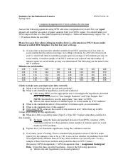 SPSS Assignment 2 S19 Doc Statistics For The Behavioral Sciences