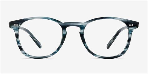 Symmetry Square Ocean Tide Full Rim Eyeglasses Eyebuydirect