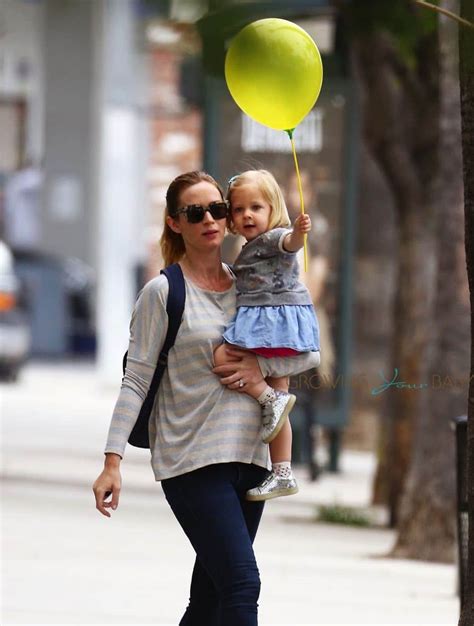 Emily Blunt Runs Errands With Daughter Hazel In La