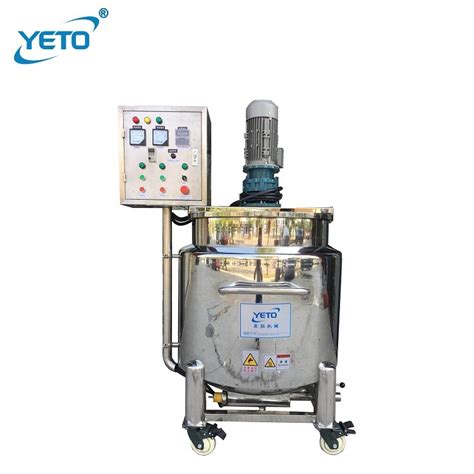 Yeto 300L Stainless Steel Electric Heating Mixing Tank Double Jacketed