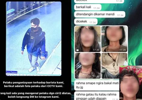 Kronologi Serangan Mengerikan Barista Rahma Septia Talita Berjuang