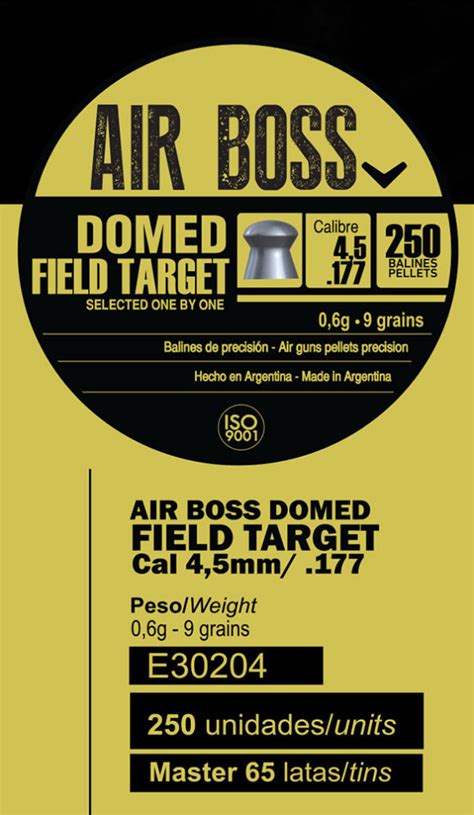 ΒΛΗΜΑΤΑ APOLO AIR BOSS DOMED Field Target 4 50mm 250 vasilikos gr