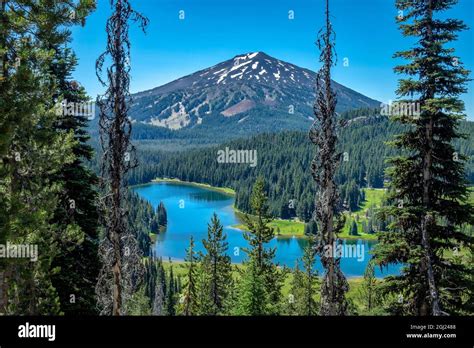 Todd Lake Mount Bachelor Deschutes National Forest Bend Oregon USA