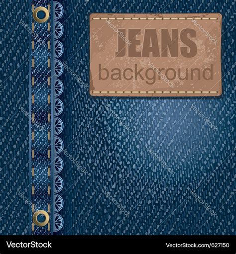 Jeans Background Royalty Free Vector Image Vectorstock