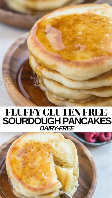 Fluffy Gluten Free Sourdough Pancakes The Roasted Root