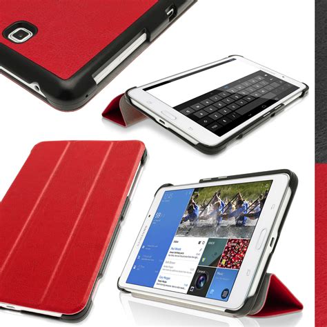 PU Cuero Funda Carcasa Case Para Samsung Galaxy Tab 4 7 0 SM T230 235