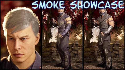 Smoke Showcase Gear And Skins Rank Mortal Kombat Youtube