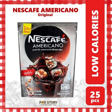 Jual Nescafe Thailand Nescafe Americano Original Zero Sugar