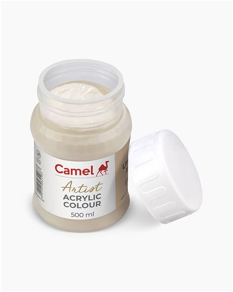 Buy Camel Artist Acrylic Colours Individual Jar Of Unbleached Titanium