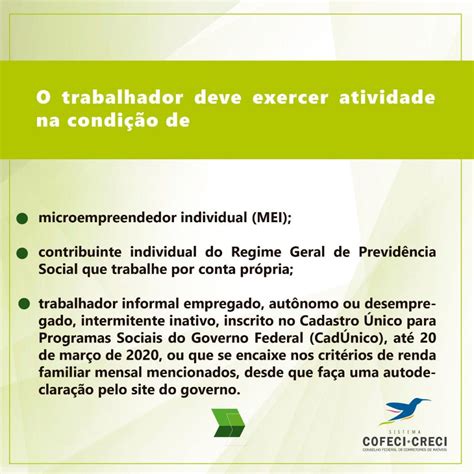 Entenda Os Pr Requisitos Para Receber O Benef Cio Do Governo Creci Pe