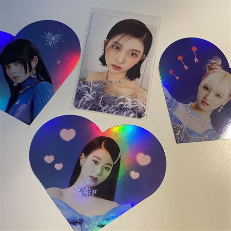 WTT WTS IVE Love Dive Liz Rei Gaeul Pc Photocard Heart Card Hobbies