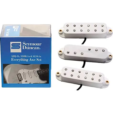 Seymour Duncan Everything Axe Single Coil Electric Guitar Pickup Set White Guitar Center