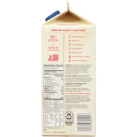 Silk Light Vanilla Soy Milk Nutrition Facts Besto Blog