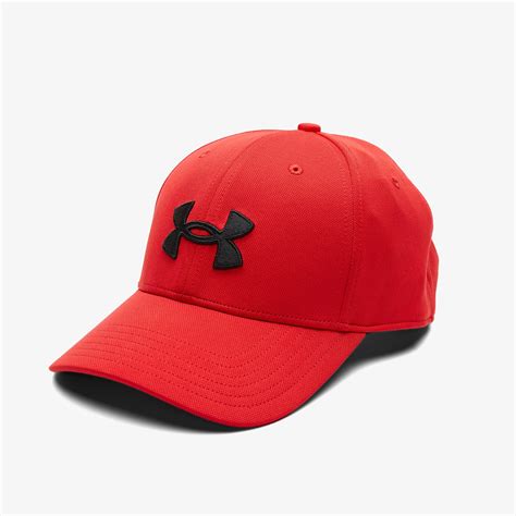 Under Armour Men S Blitzing Adj Erkek Kırmızı Şapka ERKEK Şapka Bere